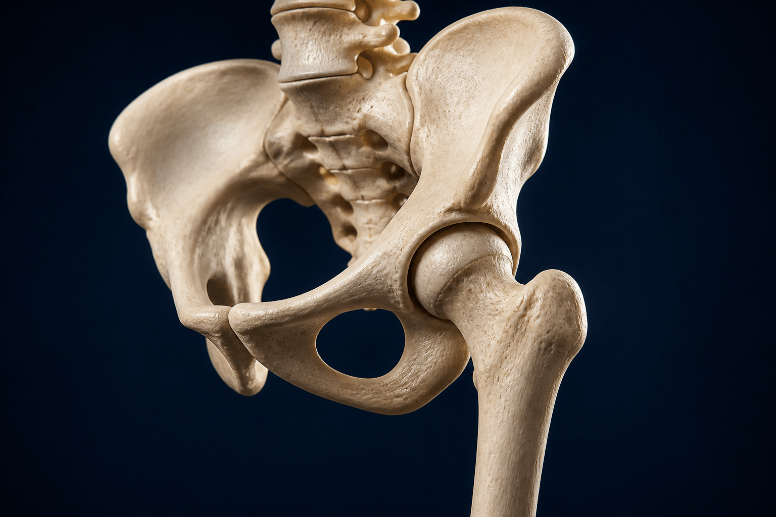 Radiografia dell'anca prima della protesi totale d'anca